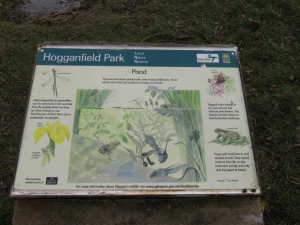 Hogganfield Park - interpretation sign